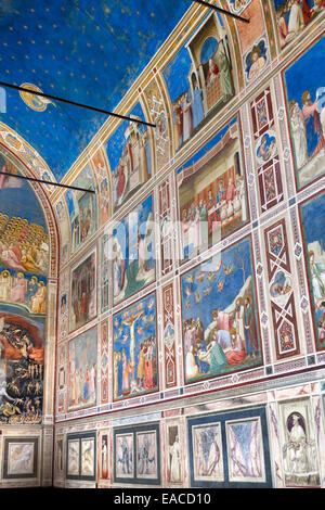 La Cappella degli Scrovegni - Cappella degli Scrovegni, Padova, Veneto, Italia Foto Stock