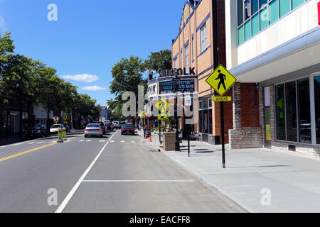 Main St. Riverhead Long Island New York Foto Stock