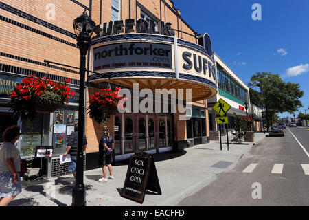 Main St. Riverhead Long Island New York Foto Stock