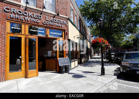 Main St. Riverhead Long Island New York Foto Stock