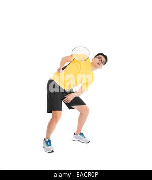 Asia cinese maschio badminton player Foto Stock