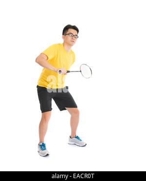 Asia cinese maschio badminton player Foto Stock