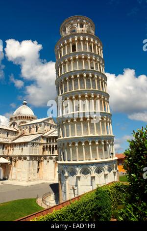 La torre pendente di pisa, pisa, provincia di Pisa, Toscana, Italia Foto Stock