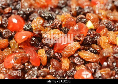 Torta di Natale la frutta in ammollo sherry Foto Stock