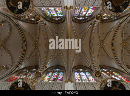 Cattedrale di Sant'Elena, interno, Helena, Provincia Montana, Stati Uniti Foto Stock