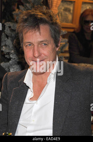 Henndorf vicino a Salisburgo, Austria. 11 Novembre, 2014. Attore britannico Hugh Grant su 11 Novembre 2014 all'apertura dei mercati di Natale a Aiderbichl Estate in Henndorf vicino a Salisburgo, Austria. Credito: dpa picture alliance/Alamy Live News Foto Stock