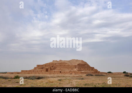 Iran, regione Khuzestan, Ahwaz, Choga Zanbil zigurrat Foto Stock