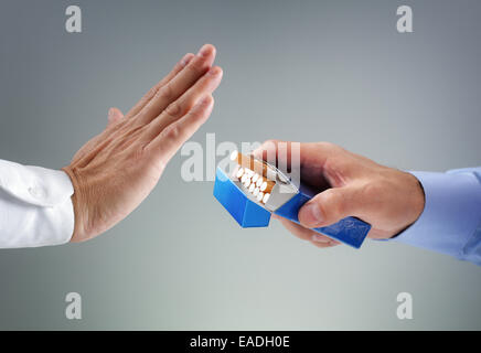 Smettere di fumare Foto Stock