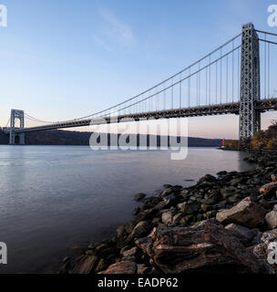 George Washington Bridge Foto Stock