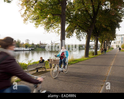 Charles Eyck Park a Maastricht, Olanda, Europa Foto Stock