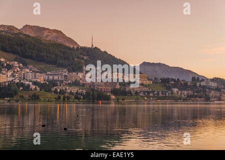 San Moritz, Schweiz, Grigioni Foto Stock