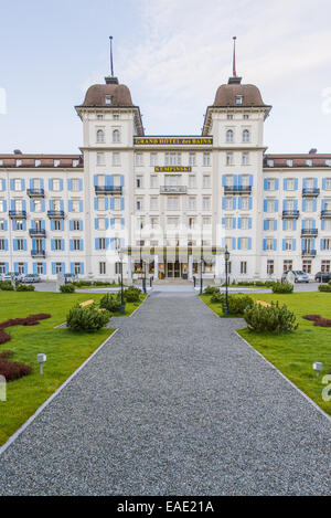 Kempinski Grand Hotel des Bains, San Moritz, Schweiz, Grigioni Foto Stock