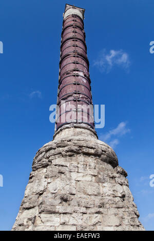 Colonna di Costantino ad Istanbul in Turchia. Foto Stock