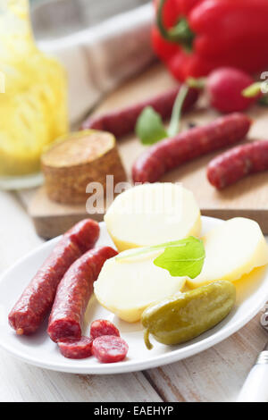 Salsicce Foto Stock