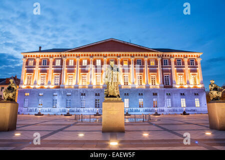 Place du Palais de Justice, Chambery, Francia Foto Stock