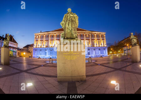 Place du Palais de Justice, Chambery, Francia Foto Stock