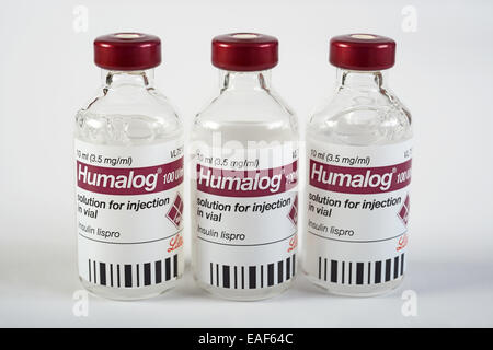 Humalog insulina lispro Foto Stock