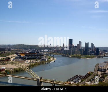 Vista di Pittsburgh Pennsylvania Foto Stock