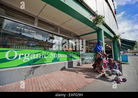 Il cibo migliore azienda supermaket organico in San Werburgh, Bristol REGNO UNITO Foto Stock