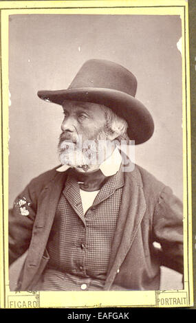 Carte de visite ritratto di Thomas Carlyle Foto Stock