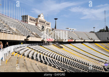 Palau Sant Jordi Stadio Olimpico a Montjuic barcellona catalogna Spagna Foto Stock