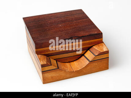 Modello Sopwith I: rocce stratificate e Valle di denudazione Foto Stock