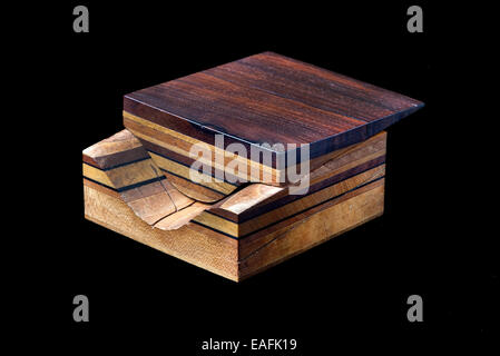 Modello Sopwith I: rocce stratificate e Valle di denudazione Foto Stock