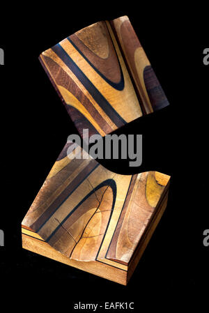 Modello Sopwith I: rocce stratificate e Valle di denudazione Foto Stock