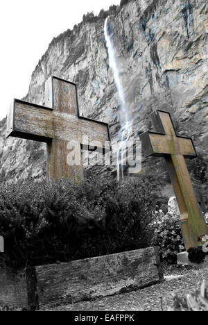 Viaggi in tutta la Svizzera Foto Stock