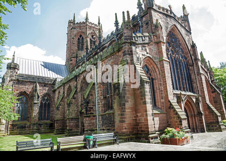 Chiesa di Santa Maria Nantwich Cheshire England Regno Unito Foto Stock