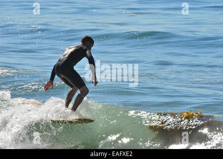 Surf a Zuma Beach California Foto Stock
