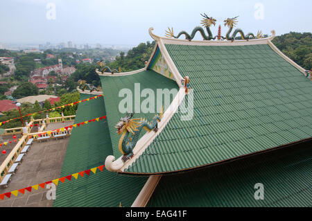 Tempio buddista a Cebu, Filippine, Sud-est asiatico Foto Stock