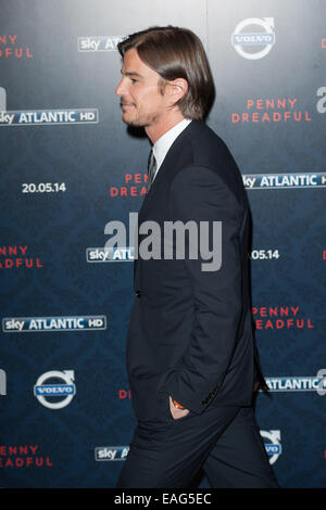 Sky Atlantic è di nuovo dramma Penny terribile lo screening presso il St Pancras Renaissance Hotel - Arrivi. Dotato di: Josh Hartnett dove: Londra, Regno Unito quando: 12 Maggio 2014 Foto Stock