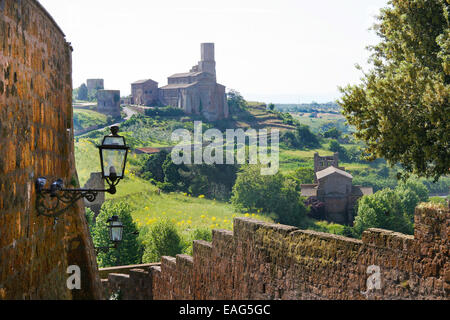 Santa Maria Maggiore, Tuscania che è una città e comune della provincia di Viterbo, regione Lazio, Italia. Foto Stock