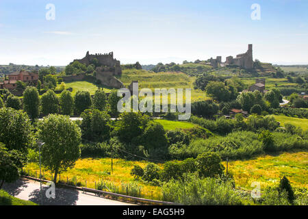 San Pietro e Santa Maria Maggiore, Tuscania che è una città e comune della provincia di Viterbo, regione Lazio, Italia. Fino a che TH Foto Stock