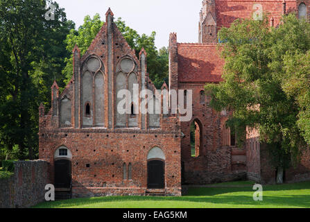 Kloster Chorin, medioevale gotica in mattoni abbazia di Chorin nel distretto di Barnim nel Brandeburgo, Germania Foto Stock