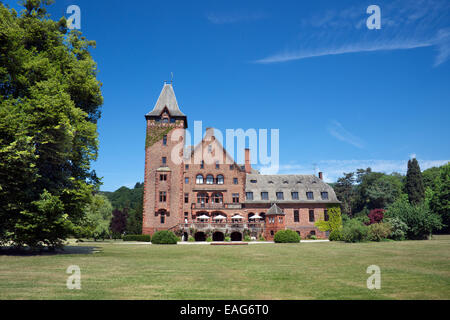 Schloss Saareck Mettlach Saarland Germania Foto Stock