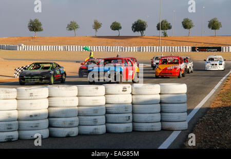 Circuito di Cartagena gare ovale, velocità racing Foto Stock