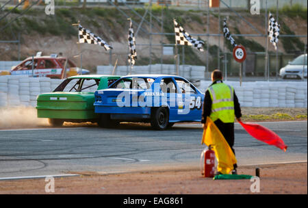 Circuito di Cartagena gare ovale, velocità racing Foto Stock