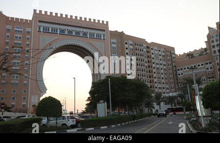 Centro commerciale Ibn Battuta a Dubai, UAE. Foto Stock