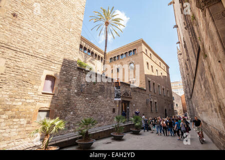 Casa de l'Ardiaca nel quartiere Gotico di Barcellona, Spagna Foto Stock