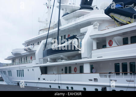 Tatoosh superyacht, di proprietà di Microsoft co-fondatore Paul Allen Foto Stock