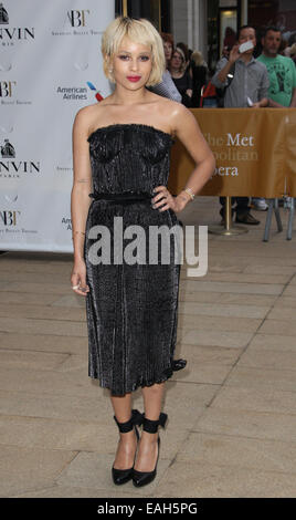 L'American Ballet Theatre 2014 apertura primavera notturna Gala al Metropolitan Opera House - Arrivi con: Zoe Kravitz dove: New York, Stati Uniti quando: 12 Maggio 2014 Foto Stock