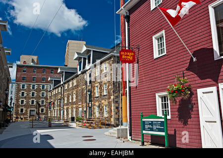 Proprietà storica National Historic Site, corsari Wharf in downtown Halifax, Halifax Metro, porto di Halifax, Nova Scotia, C Foto Stock