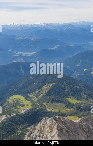 Dachstein, Stiria, Austria, Skywalk Foto Stock