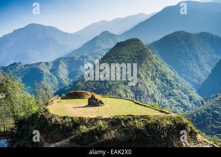 Catcat Villaggio Culturale vicino a SAPA, Vietnam Foto Stock