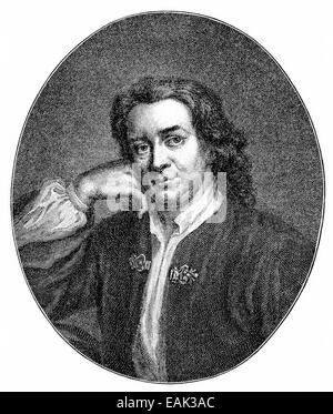 Thomas Otway, 1652 - 1685, un drammaturgo inglese, Ritratto von Thomas Otway, 1652 - 1685, ein englischer Dramatiker Foto Stock