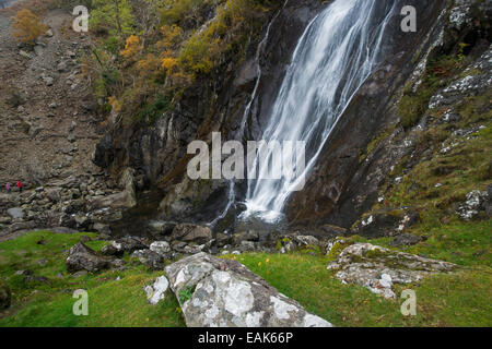 Aber Falls, Gwynedd, il Galles del nord Foto Stock
