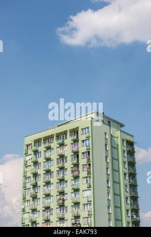 Casa di appartamenti a Varsavia, Polonia Foto Stock