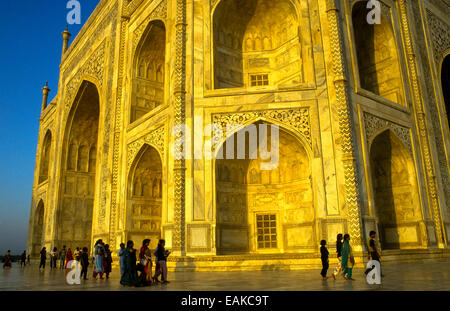 Taj Mahal in Agra india Foto Stock
